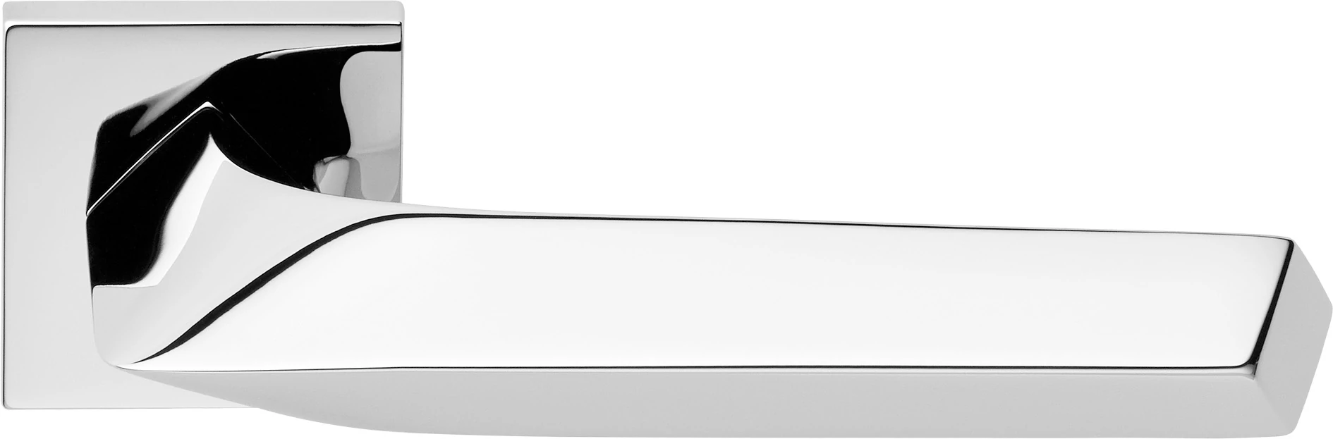 Linea Cali Rombo fényes króm négyzetrozettás kilincsgarnitúra 1420 RB 019 CR