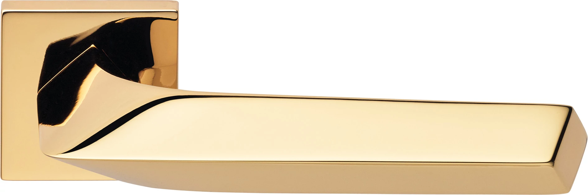 Linea Cali Rombo aranyozott négyzetrozettás kilincsgarnitúra 1420 RB 019 OZ