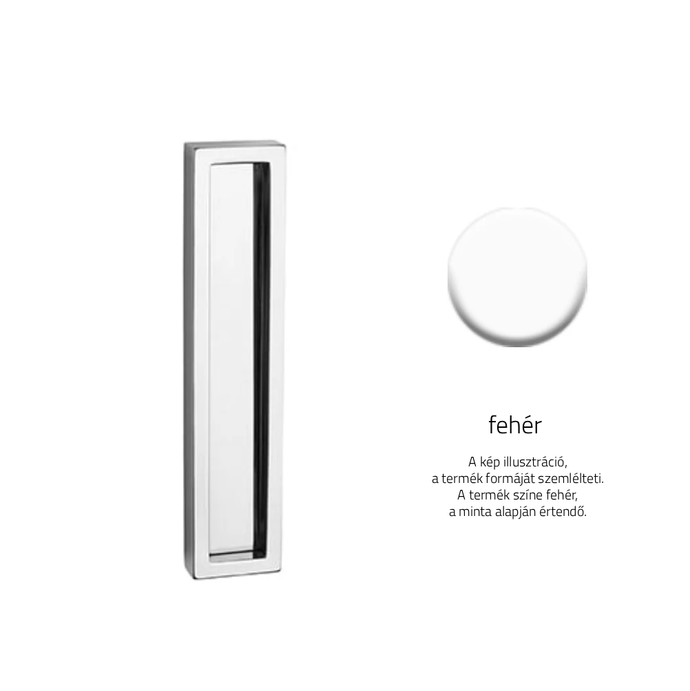 Pamar 1158Z fehér húzóka pár üveglaphoz