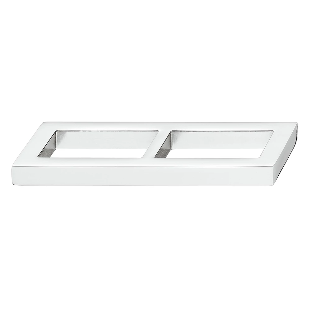 Häfele H1320, 104 mm fényes króm szögletes bútorfogantyú 110.34.274