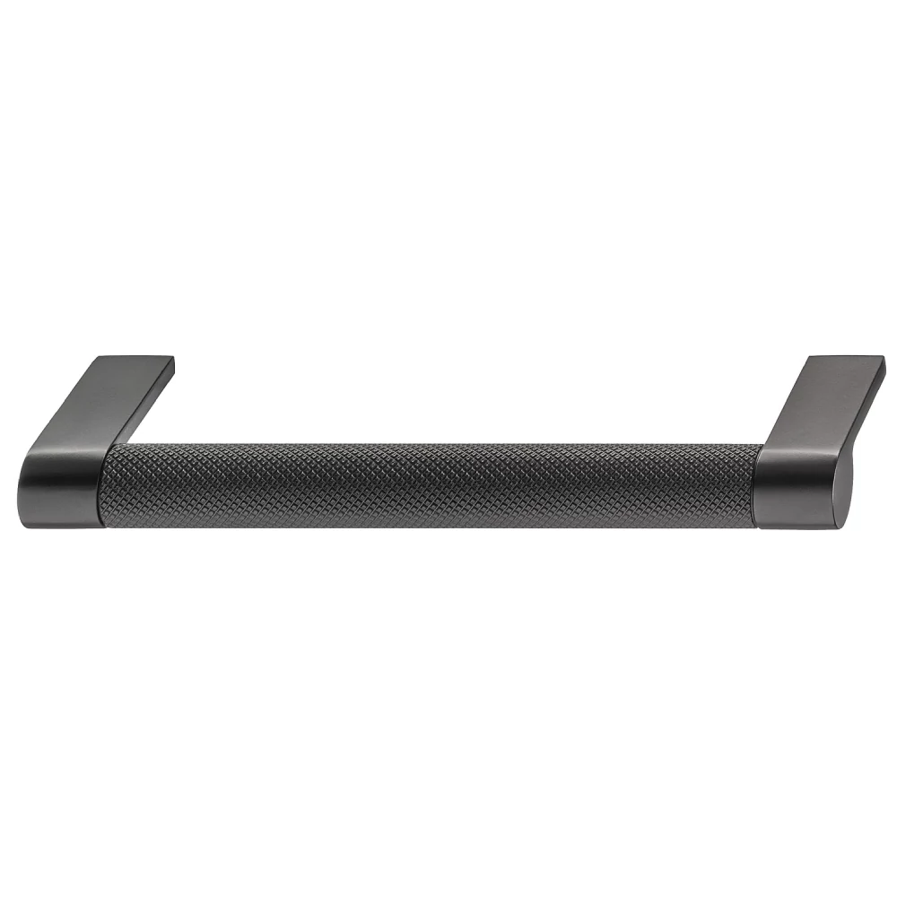 Häfele H2510, 142 mm matt fekete lakkozott bútorfogantyú 106.71.000