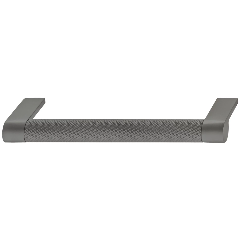 Häfele H2510, 142 mm mohaszürke lakkozott bútorfogantyú 106.71.060