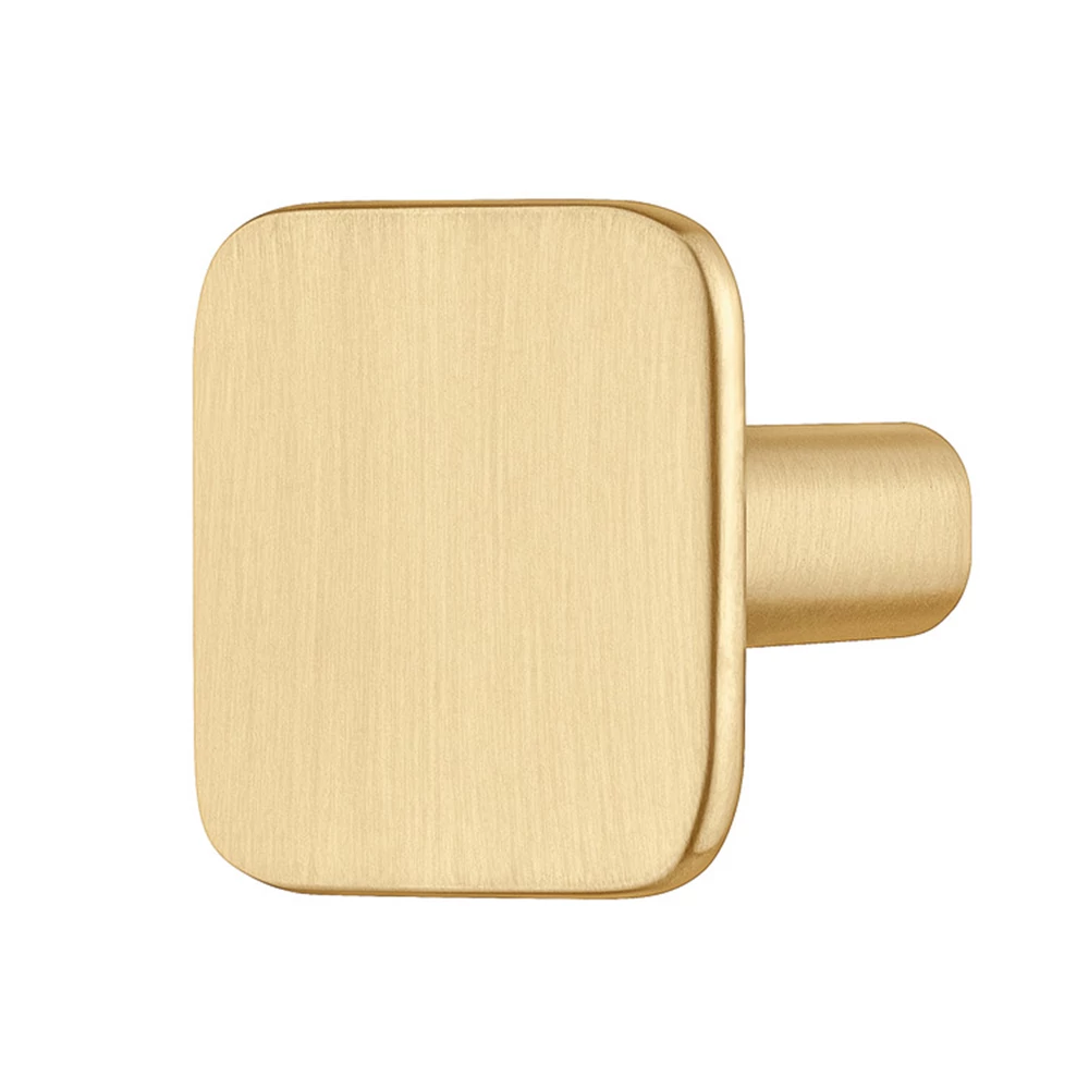 Häfele H2385, 27 mm szálcsiszolt arany bútorgomb 106.70.312