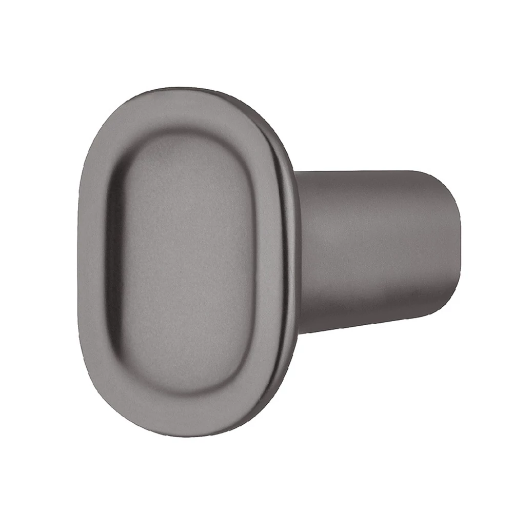 Häfele H2325, 24 mm matt titánszürke bútorgomb 106.70.374