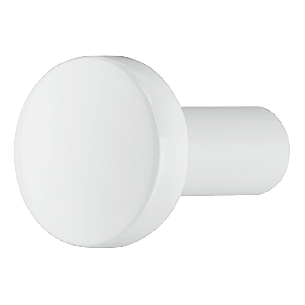 Häfele H1340, Ø 20 mm festett matt fehér bútorgomb 110.35.771