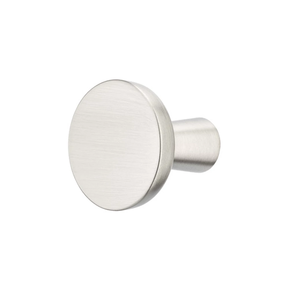 Häfele H2570, 31,5 mm szálcsiszolt nikkel bútorgomb 106.71.371