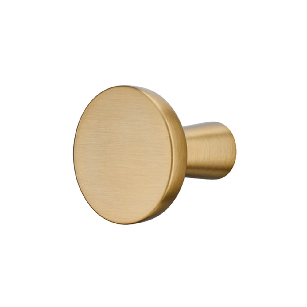 Häfele H2570, 31,5 mm szálcsiszolt arany bútorgomb 106.71.372