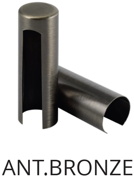 Bussare antik bronz pánttakaró sapka CP-15MM