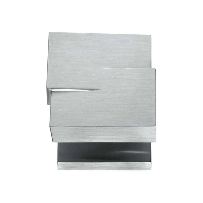 Colombo Design Cut matt króm négyzetrozettás gomb-gomb garnitúra MS15 CM