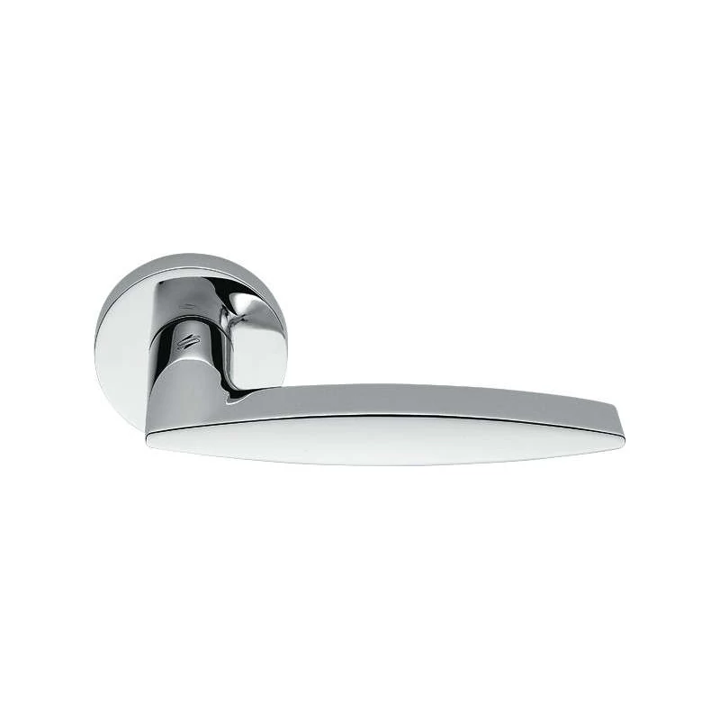Colombo Design Gaia fényes króm körrozettás kilincsgarnitúra GR11 CR