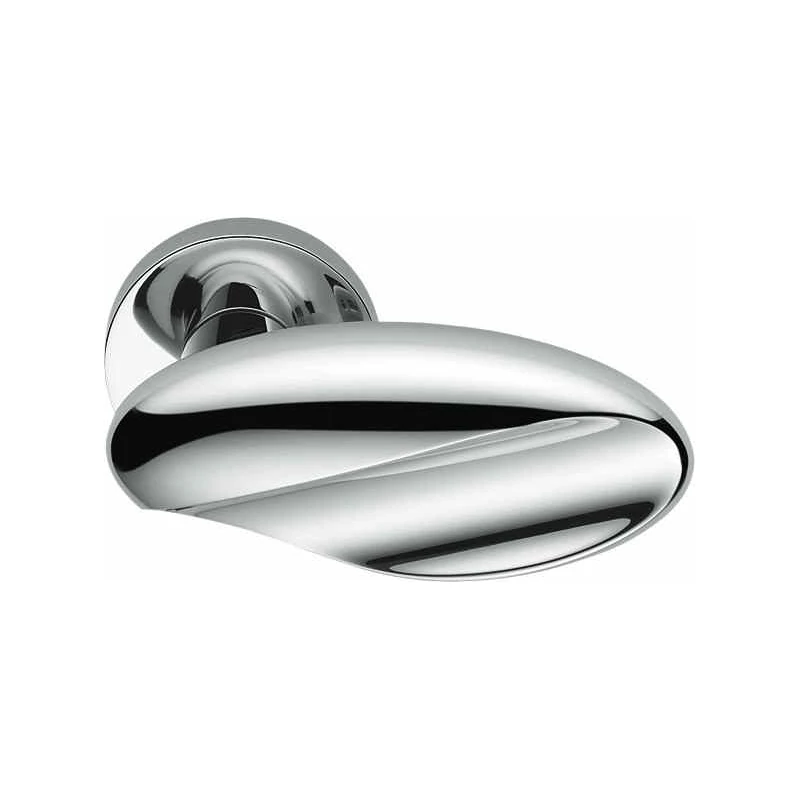Colombo Design Moon fényes króm körrozettás kilincsgarnitúra BD15 CR