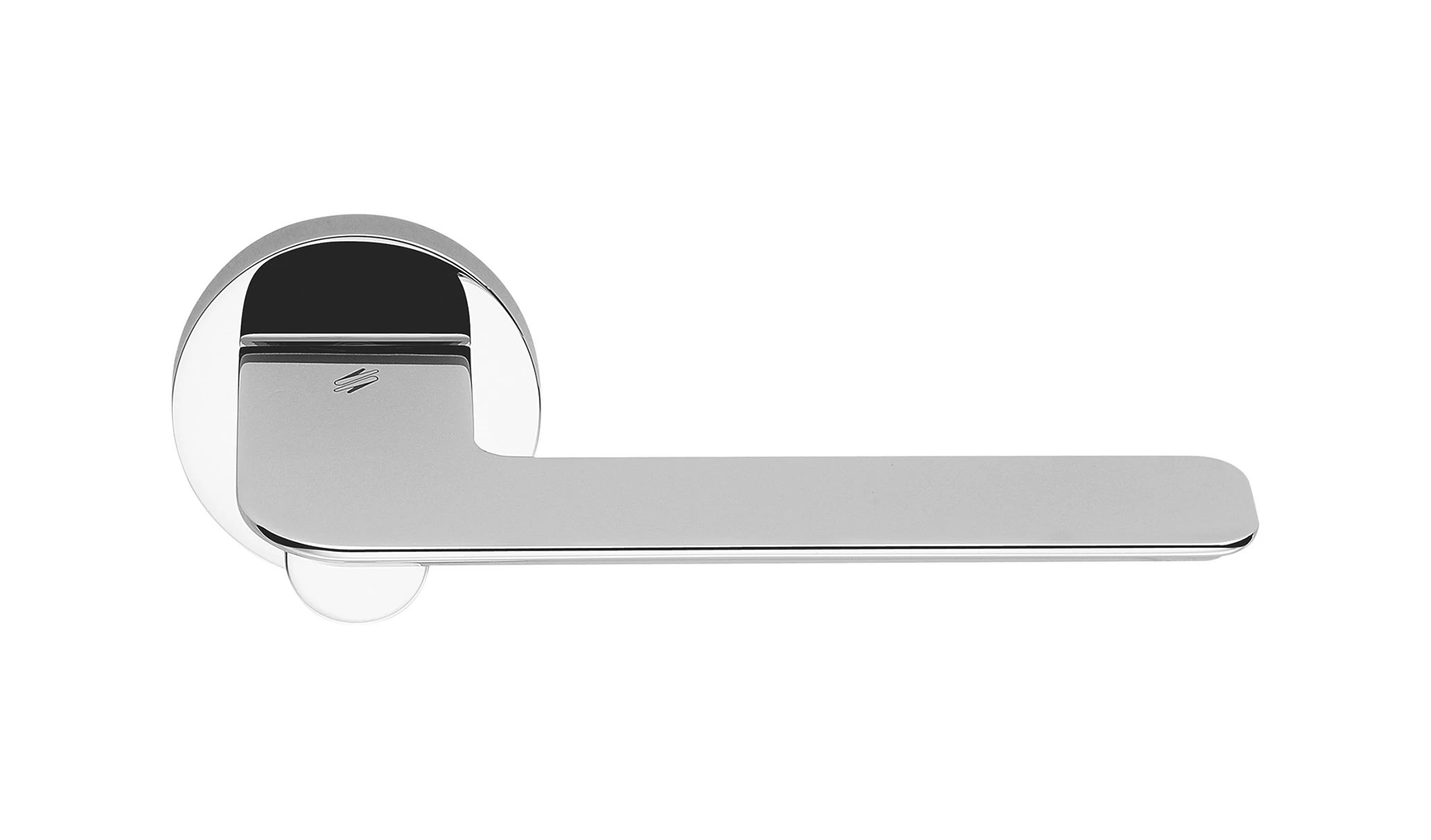 Colombo Design Slim fényes króm körrozettás kilincsgarnitúra FF11 CR