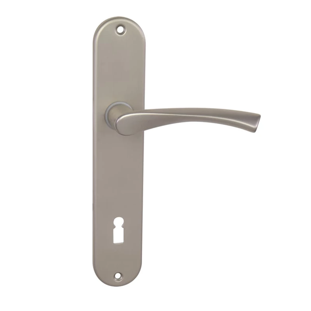 Pascal Tornado matt nikkel hosszúcímes kilincsgarnitúra SO