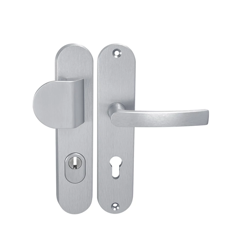 Pascal Beta 2 PLUS F1 (matt ezüst) hosszúcímes kilincsgarnitúra SO