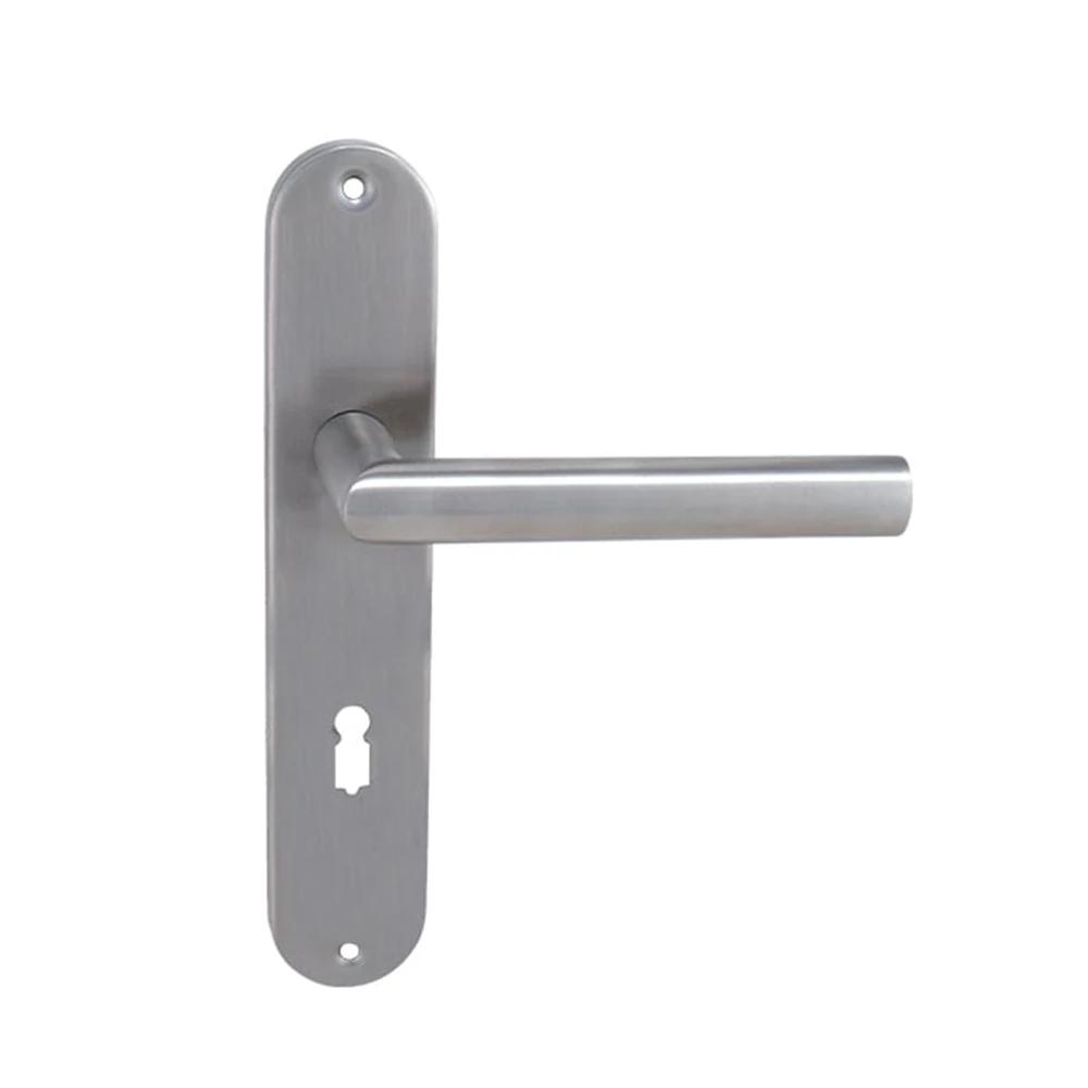 Pascal Favorit matt rozsdamentes acél hosszúcímes kilincsgarnitúra SO