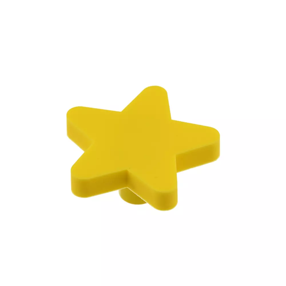 Pascal gumi sárga csillag gyerekbútor fogantyú UM-STAR-ZT