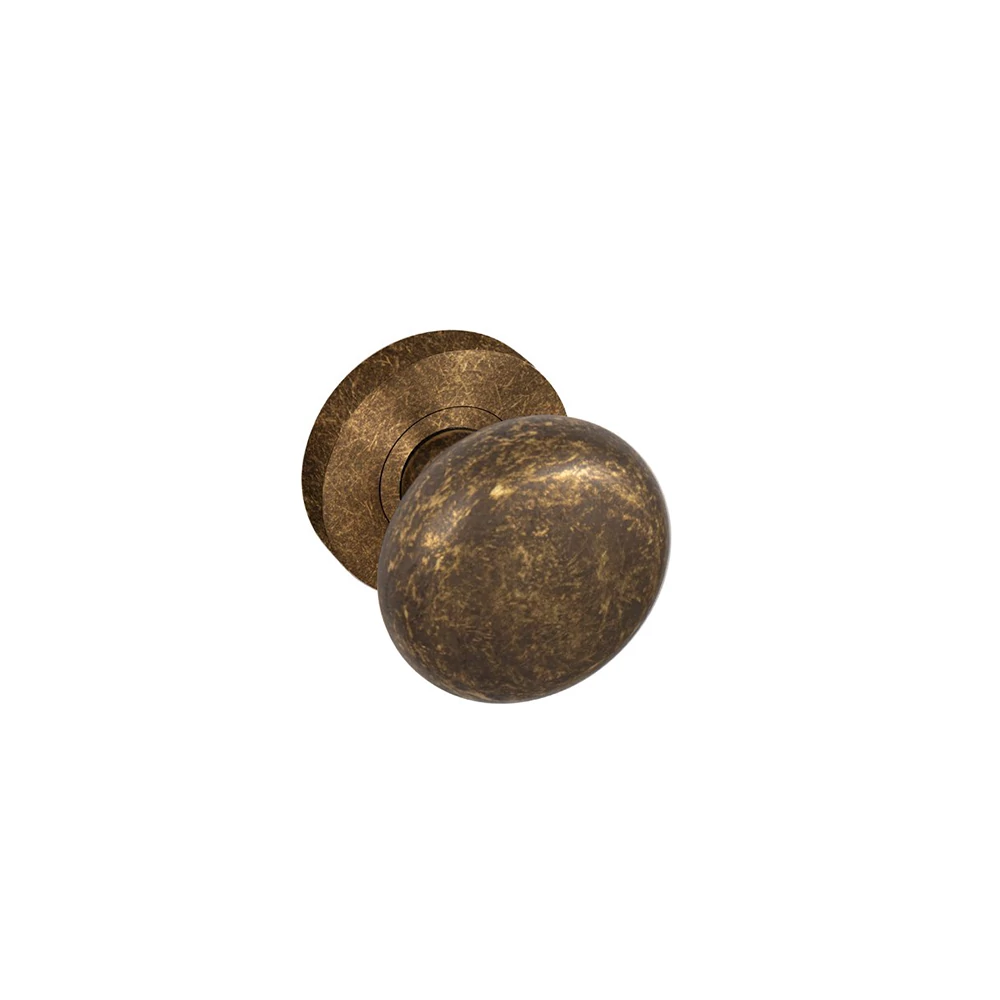 Pascal Gula antik bronz fix ajtógomb