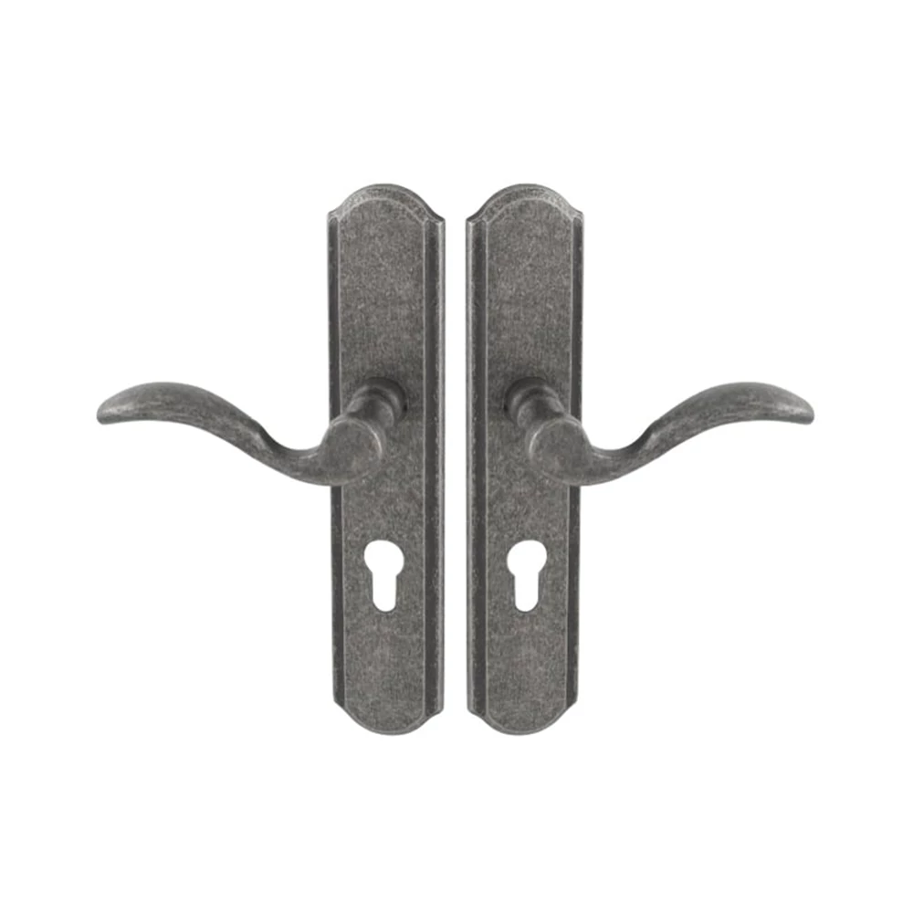 Pascal Lyon Paperino antik szürke hosszúcímes kilincs-kilincsgarnitúra SO