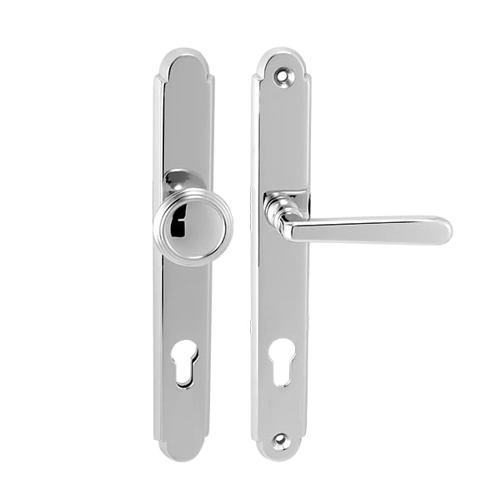 Pascal Wien (280 mm) fényes króm hosszúcímes gomb-kilincs garnitúra G-SO