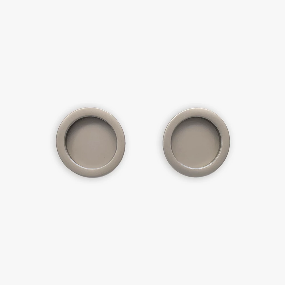 Pascal Round gyöngy nikkel blind húzókagyló pár ø57 mm KT01 - N16