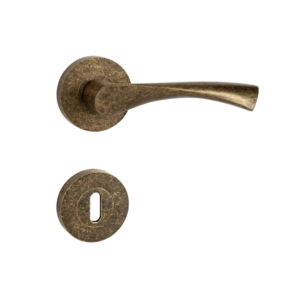 Pascal Spirit antik bronz körrozettás kilincsgarnitúra R