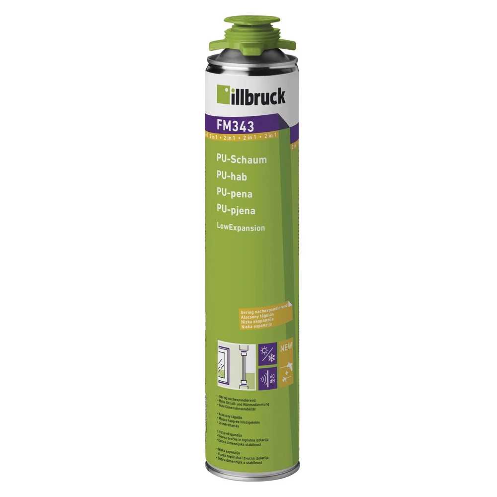 Illbruck FM343 1K-pisztolyhab B3 850ml alacsony tágulás