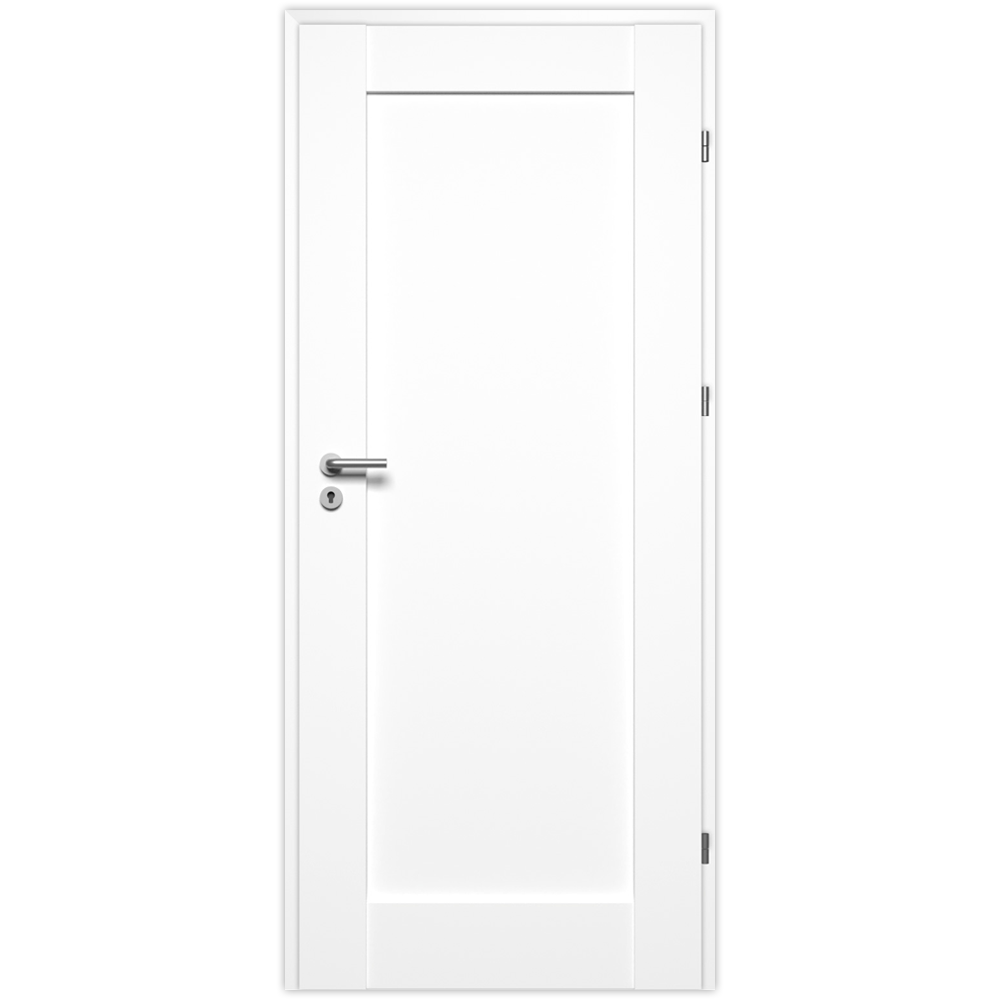 Pascal Lizbona teli beltéri ajtó szabvány méretben, utólag szerelhető átfogó tokkal - fehér