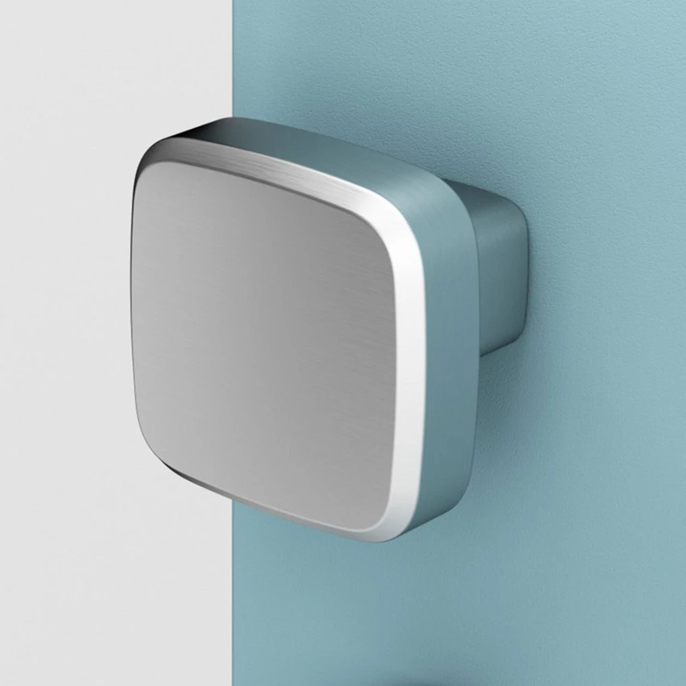 Nuda Cham szatén króm rozetta nélküli gomb-gomb kilincsgarnitúra