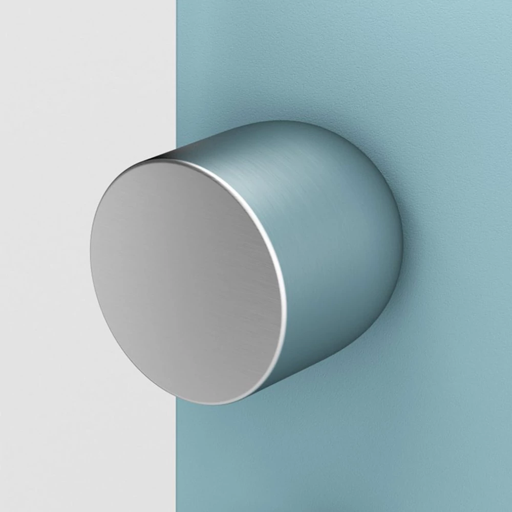 Nuda Lui szatén króm rozetta nélküli gomb-gomb kilincsgarnitúra