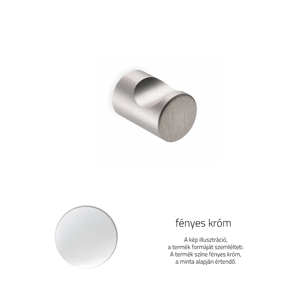 Rujz Design fényes króm fogas 2127