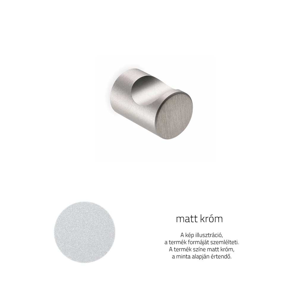 Rujz Design matt króm fogas 2127