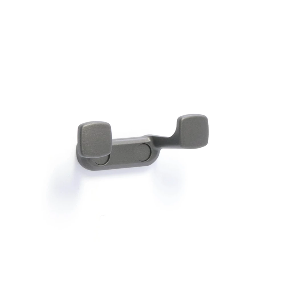 Rujz Design szatén fekete nikkel fogas 40.003B