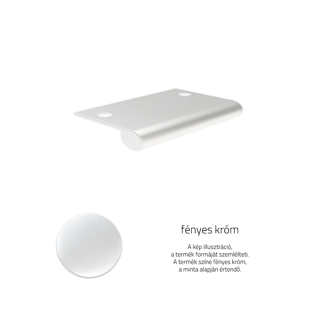 Rujz Design fényes króm 41 mm bútorfogantyú 616.08