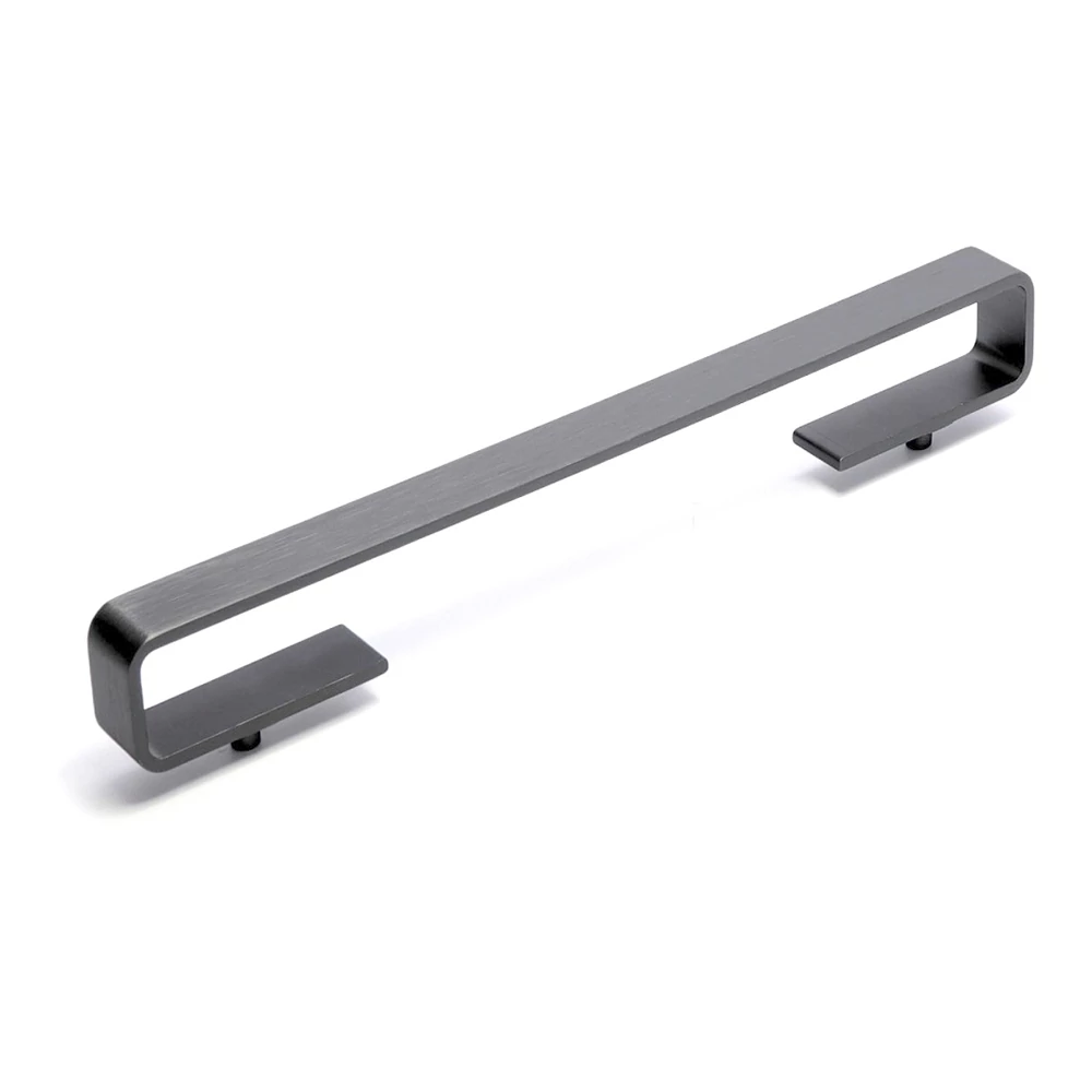 Rujz Design szatén fekete nikkel 211 mm bútorfogantyú 618.15b