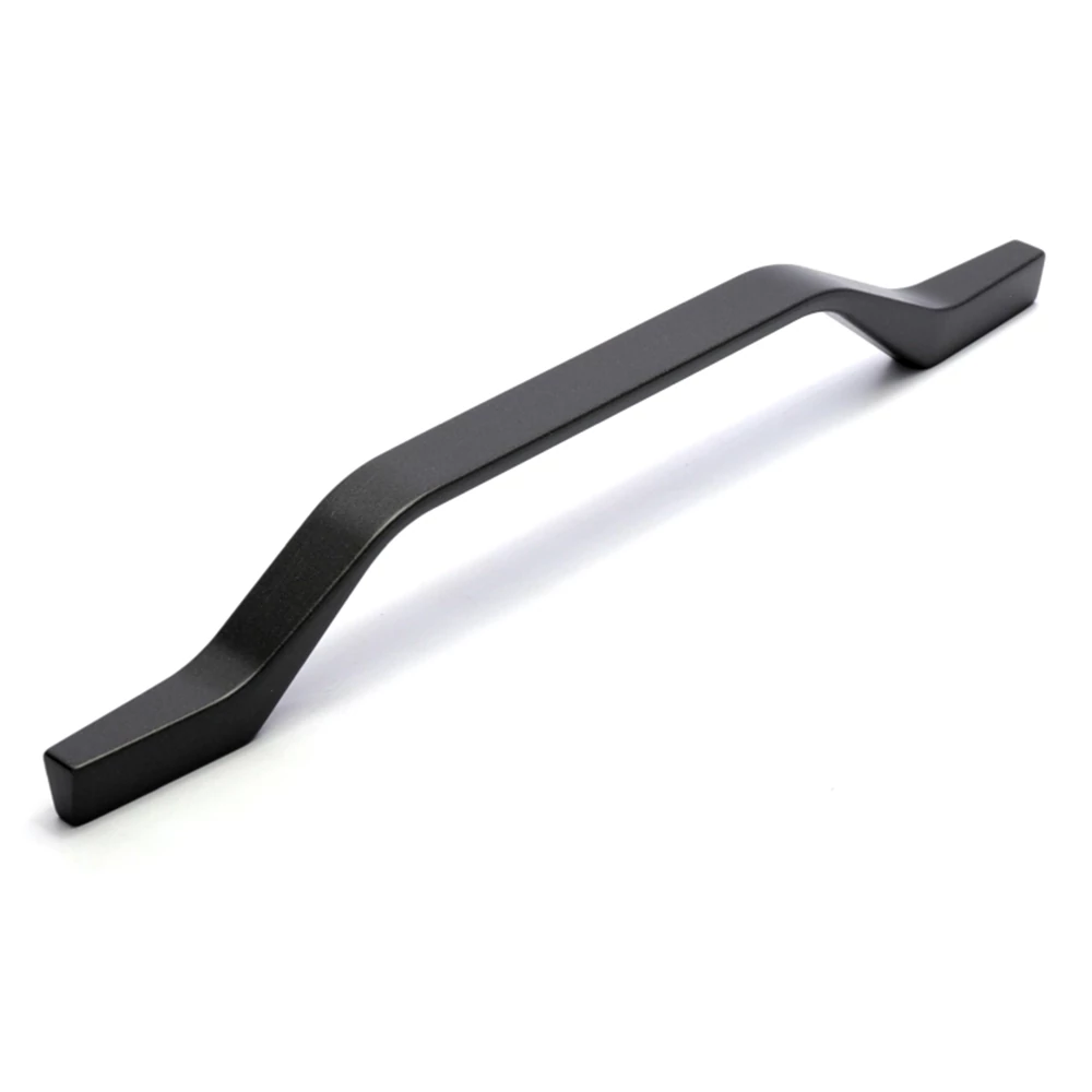 Rujz Design szatén fekete nikkel 218 mm bútorfogantyú 668.15