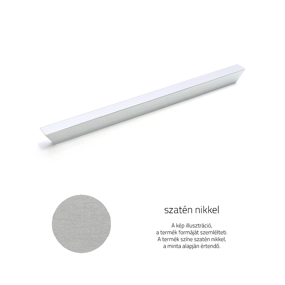 Rujz Design szatén nikkel 400 mm bútorfogantyú 709.16