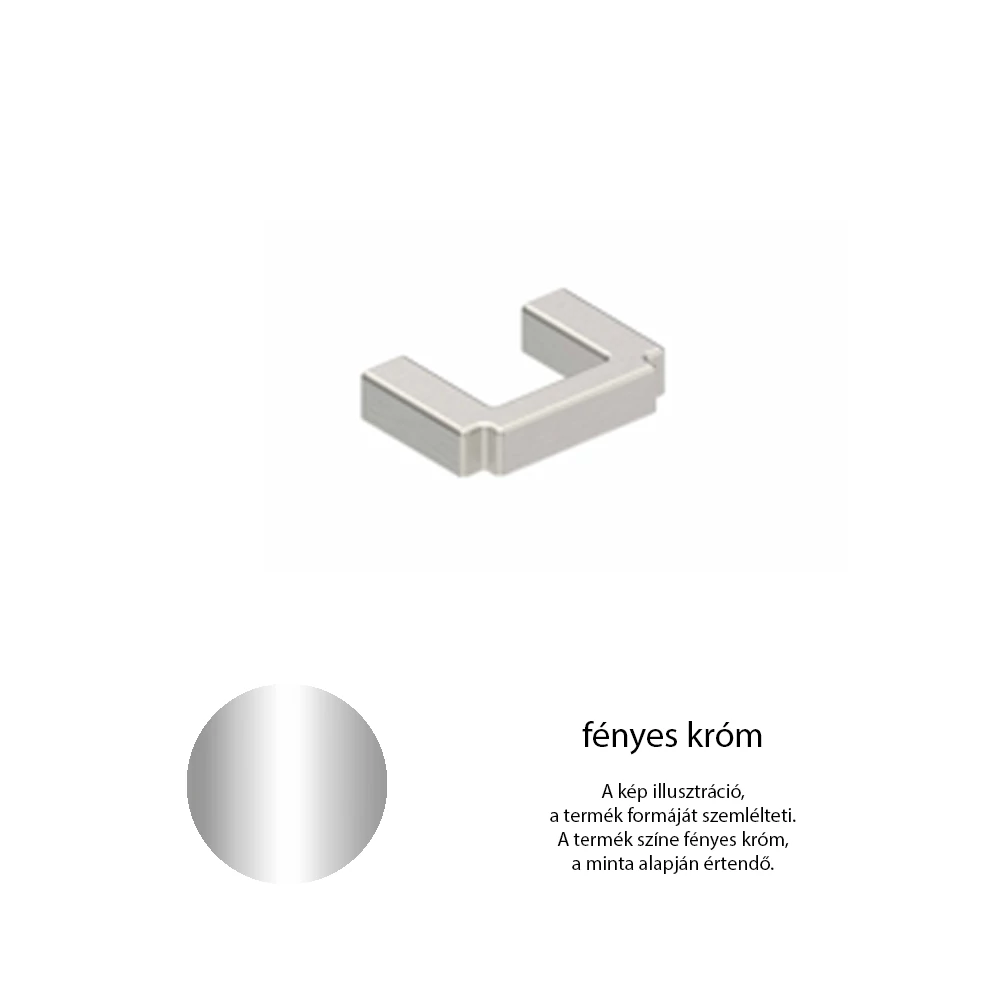 Rujz Design fényes króm 41 mm bútorfogantyú 722.09
