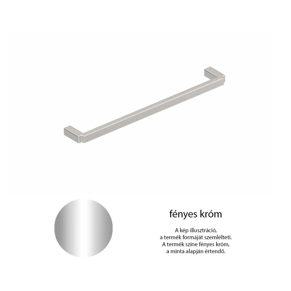 Rujz Design fényes króm 201 mm bútorfogantyú 722.09