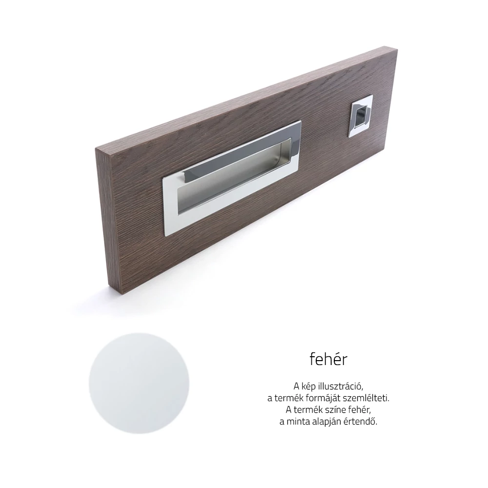 Rujz Design fehér 41 mm bútorfogantyú U9.41/41