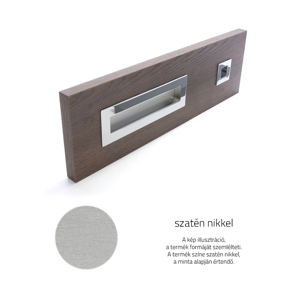 Rujz Design szatén nikkel 41 mm bútorfogantyú U9.41/41