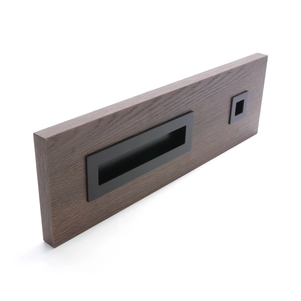 Rujz Design fekete 175 mm bútorfogantyú U9.175/55