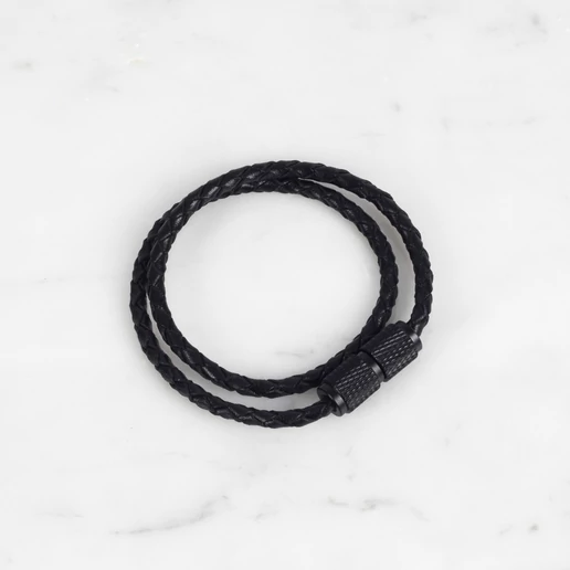 Buster+Punch Dupla karkötő fekete / 40 cm / UK-B1-D-40-BL-A