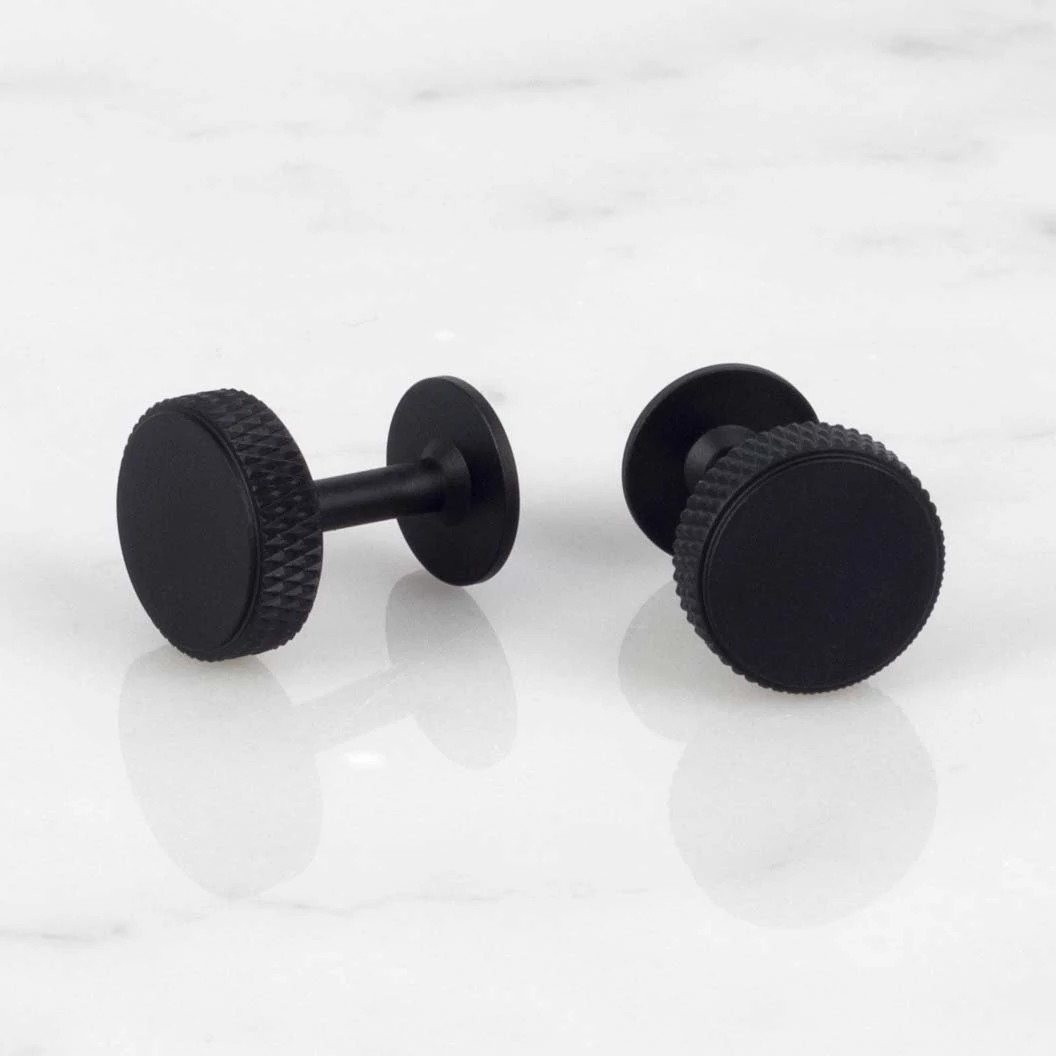 Buster+Punch mandzsettagomb fekete UK-CUF1-BL-A