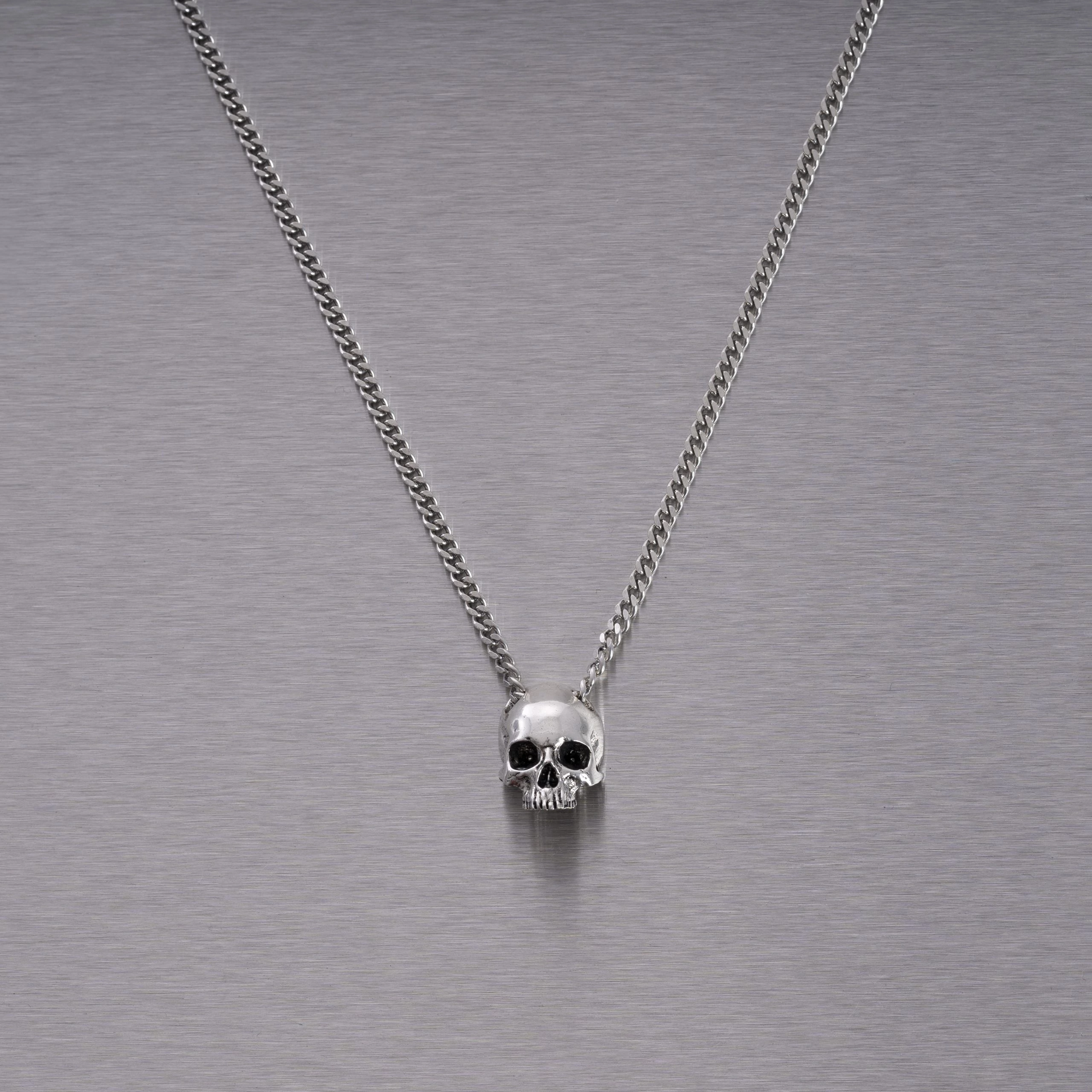 Buster+Punch Skull ezüst koponya nyaklánc UNE-621831