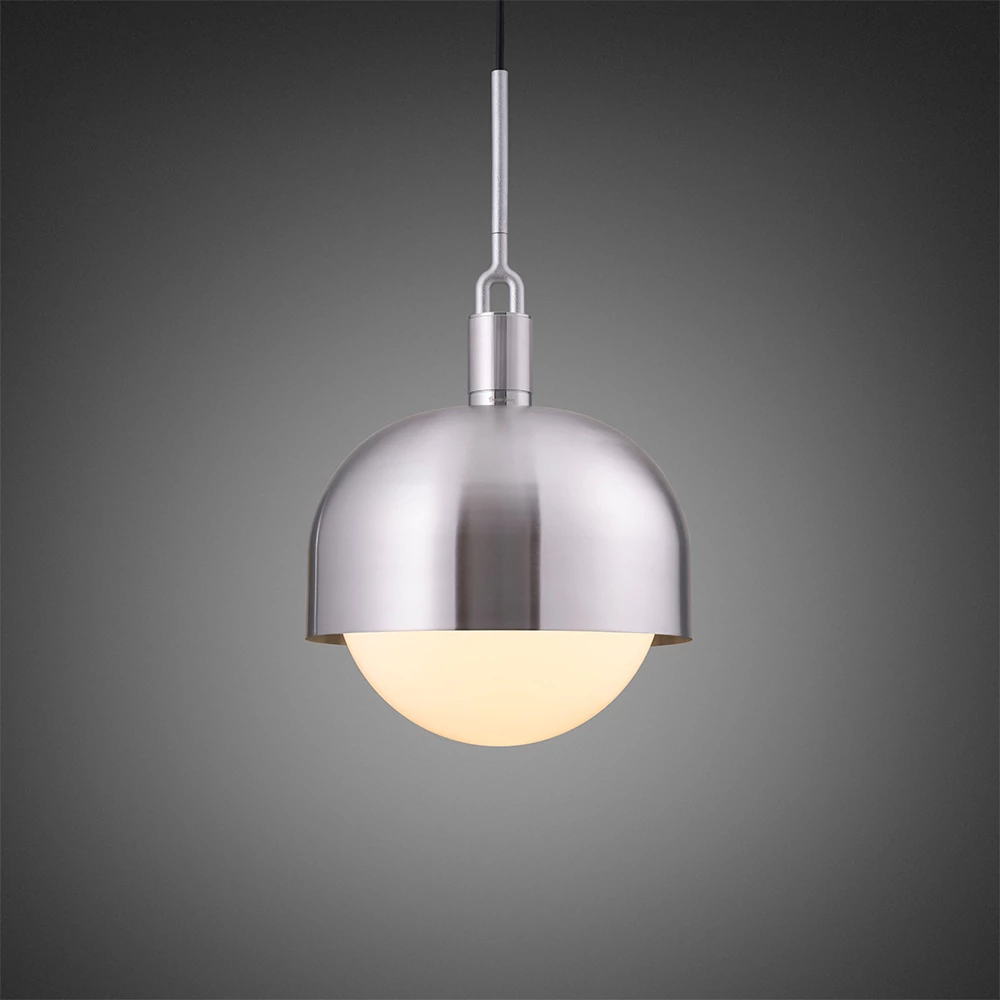 Buster+Punch Forked Shade Globe Opal large függőlámpa, rozsdamentes acél / E27 / RFP-833103