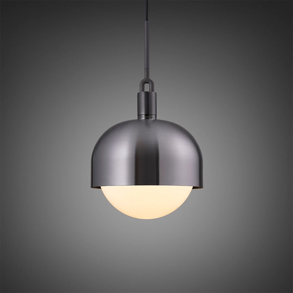 Buster+Punch Forked Shade Globe Opal large függőlámpa, fegyverszürke / E27 / RFP-863113