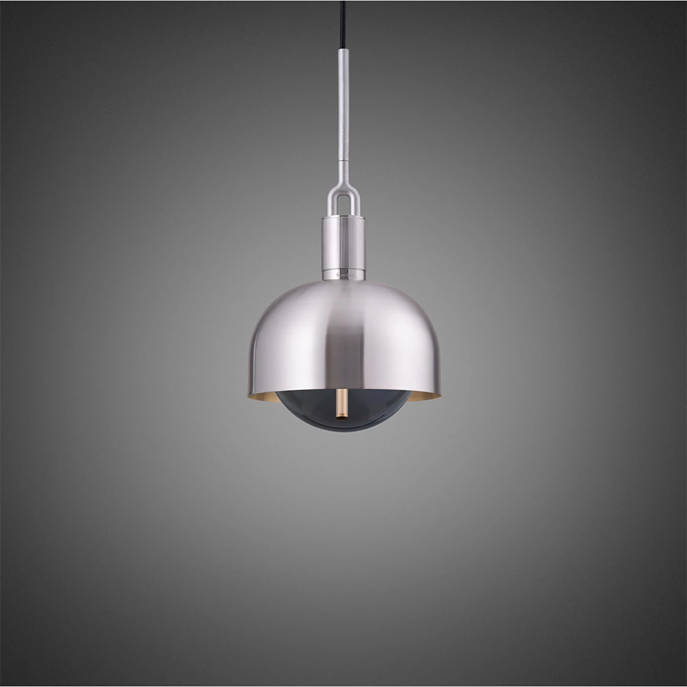 Buster+Punch Linear Forked Shade Globe Smoked medium függőlámpa, rozsdamentes acél / E27 / RFP-833102