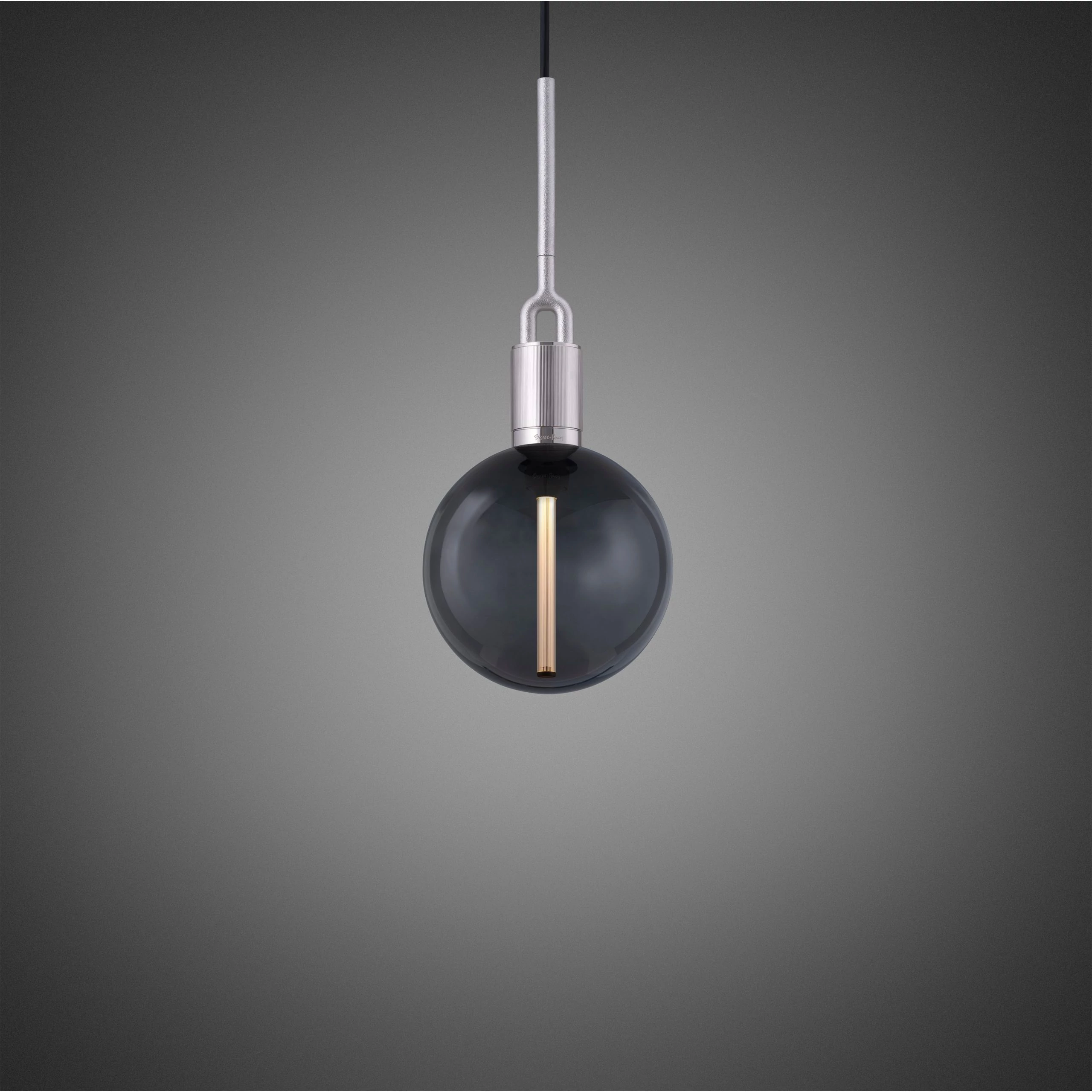 Buster+Punch Linear Forked Globe Smoked medium függőlámpa, rozsdamentes acél / E27 / RFP-853109