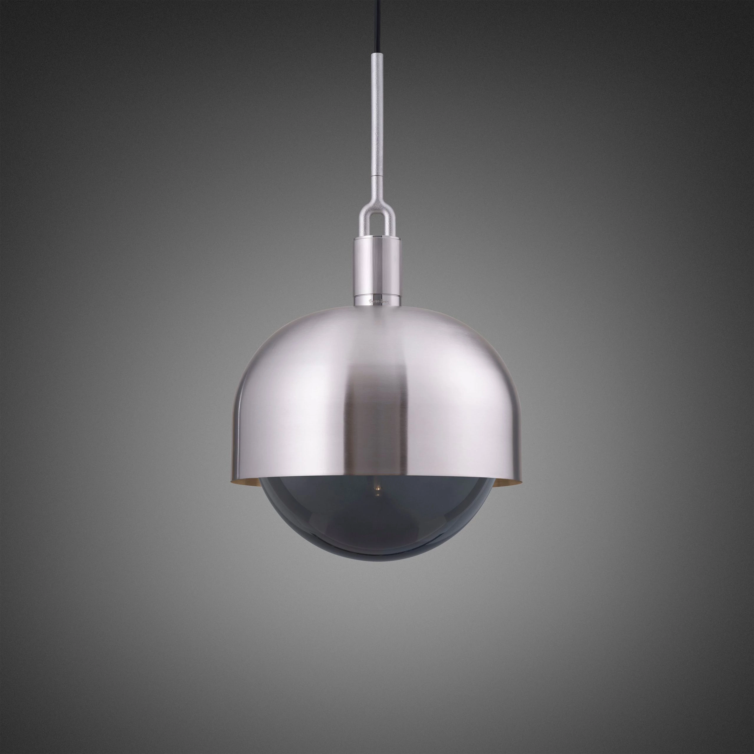 Buster+Punch Forked Shade Globe Smoked large függőlámpa, rozsdamentes acél / E27 / RFP-833104