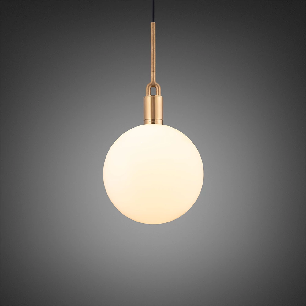 Buster+Punch Forked Globe Opal large függőlámpa, sárgaréz / E27 / RFP-823098
